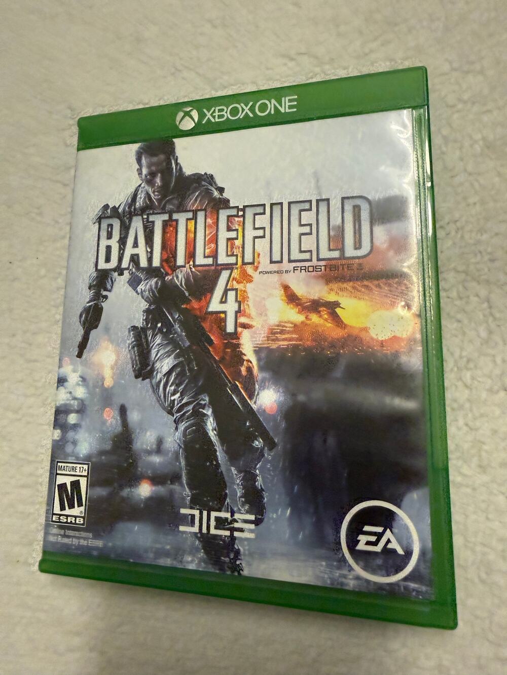 Battlefield 4 Xbox One Original Case Disc Premium Insert Tested EA DICE